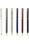 The Klasis Metal Case, Ballpoint Pen, (with Blue Cartridge), Silver Gray - 2