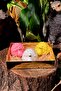 3 Pcs Lamb Figure Bath Soap Set - Honey, Strawberry, Vanilla - 4