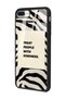 iPhone 7 Plus - 8 Plus Zebra Motto Design Glossy Phone Case - 2