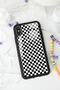 iPhone X - XS Checkered Design Glossy Phone Case - 4