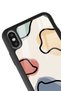 iPhone X - XS Nude Milky Design Glossy Phone Case - 3