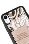 حافظة هاتف آيفون Xr Emoji Zebra Design لامعة - 3