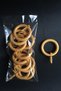 Rustic Curtain Ring and Clip Gold Color - 10 Pieces