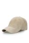 Beige Nubuck Suede Cap Hat - 3