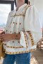 Women's White Mustard Embroidered Loose Blouse - 5