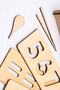Number and Math Drawing Developer Template, Educational Template Children's Game Wooden - 2