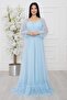 13326 Long Tulle Lace Dress - 3