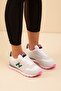 Women's Gray Lace-Up Sports Shoes - 3