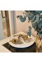 Angelica - Round Marble Presentation Tray Marble Plate 28cm