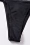 Women's Black Mesh Detailed Underwear Set - 5