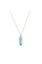 Turquoise Natural Stone - Pandula Cut Necklace and Keychain| Gift Natural Stone - 2