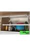 White Cabinet and Shelf Bar, 48-80 Cm, Single, Stylish and Convenient Design - 2