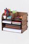 A4 Document Rack Desktop Organizer File Organizer Desktop Wooden Organizer