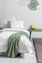 Clouds Bamboo Cotton Baby Duvet Cover Set Green