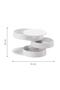 Four Compartment Stylish Designed Jewelry Makeup Accessory Necklace Ring Button Box - 4