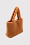 Honey Foam Women's Shopper Plush Hand and Shoulder Bag - 3