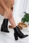Women's Lace-Up High Heel Boots