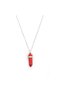 Natural Stone Red Turquoise Pandula Cut Necklace&&Keychain |   Gift Natural Stone - 2