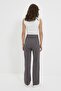 Anthracite Belted Straight Cut Woven Fabric Trousers TWOSS21PL0104 - 8