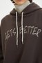 Brown Thick Fleece Inside Knitwear Band Detailed Hooded Knitted Sweatshirt TWOAW22SW1806 - 2