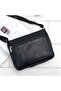 Genuine Leather Medium Size Black Crossbody Bag - 3