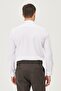 Men's White Non-Iron Slim Fit Slim Fit 100% Cotton Dobby Shirt - 4