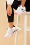 Women's Gray Lace-Up Sports Shoes - 2