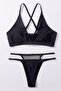 Women's Black Mesh Detailed Underwear Set - 6