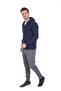Hooded Men's Sweatshirt Sn72 Navy Blue/Navy 11W4200Sn72 - 7