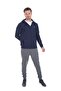 Hooded Men's Sweatshirt Sn72 Navy Blue/Navy 11W4200Sn72 - 8