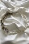 Thick Chain Tapered Pearl Design Necklace - 2