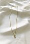 Thin Chain Zircon Stone Letter Necklace Letter Z - 2