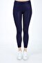 Women's Navy Blue Shiny High Waist Disco Tights