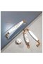 Yakut 212 Gold 96 mm Porcelain Handle Models for Cabinets, Drawers, and Kitchen Furniture