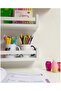 Children's Room Bathroom Living Room Kitchen Shelf Bookcase Wall Shelf Set of 2 - 3