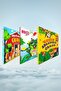 Friendship Forest Pop-Up -Hello Farm Velcro Book - Kurbağa Kuki 3 Kitap Set