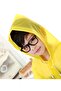 Eva Yellow Practical Children's Raincoat Unisex 8-12 Years - 2