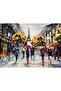 1000 Piece Rainy Weather Eiffel Streets Puzzle - Oil Painting - 4