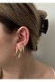 Women's Oval 3-Piece Earrings