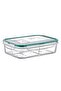 Rectangular 3 Compartment Storage Container Freshbox 1 Lt