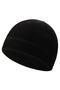 Unisex Black Thermal Fleece Beanie