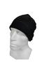 Unisex Black Thermal Fleece Beanie - 2