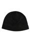 Unisex Black Thermal Fleece Beanie - 3