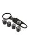 Volkswagen Tiguan after 2015 Stainless Steel Valve Cover and Keychain Set