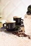 Kısmet Black Coffee Cup Set for 6 People 90 ml - 4
