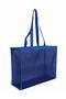 Unisex Blue Mesh Shopping Bag Beach Bag Picnic Bag - 4