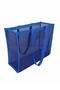 Unisex Blue Mesh Shopping Bag Beach Bag Picnic Bag - 5