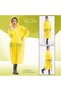 Women's Men's Raincoat Hooded Snap Fastener Eva Yellow Raincoat - 6