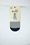 Women's Black Classic Mesh Knee Length Trousers Socks - 2