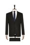 Men's Black Comfortable Fit Classic Suit Dad Set - 2